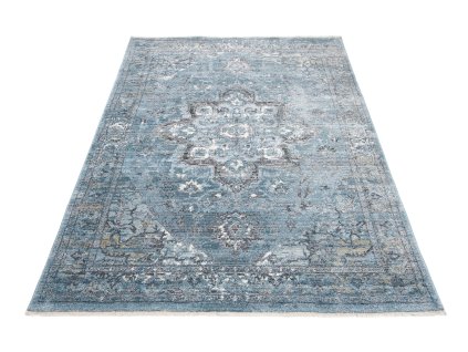 Kusový koberec 3087A D.sivý / D.modrý MYSTIC (Rozmer 160x240)