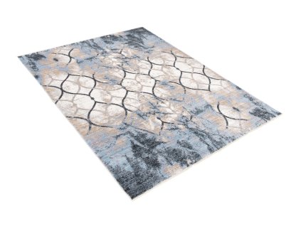 Kusový koberec 1727A L.sivý / L.modrý MYSTIC (Rozmer 160x240)