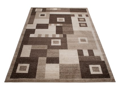 Kusový koberec 3431A DARK béžový RASTA (Rozmer 80x150)