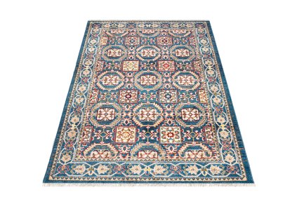Kusový koberec EE62B modrý RIVOLI FPH (Rozmer 160x225)