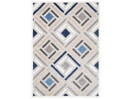 Kusový koberec ED37B sivý AVENTURA FEA (Rozmer 80x200)