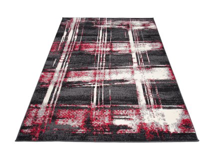 Kusový koberec F442A čierny CHEAP PP CRM (Rozmer 250x300)