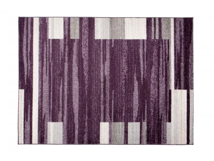 Kusový koberec 3443A tmavo fialový RASTA (Rozmer 80x150)