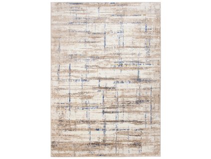 Kusový koberec D151M biely/DARK modrý ASTHANE (Rozmer 80x150)