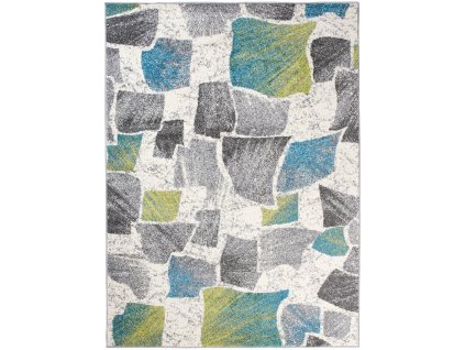 Kusový koberec E316C biely JAWA O2X (Rozmer 80x150)