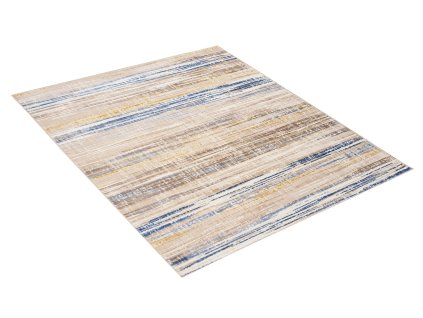 Kusový koberec D666M biely/DARK modrý ASTHANE (Rozmer 80x150)