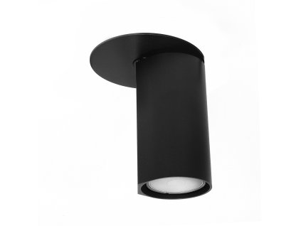 Zapustená stropná lampa BORA KJ2108 1xGU10 čierna