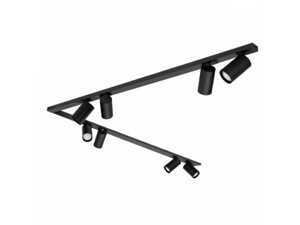 Stropné svietidlo BORA KJ2109 8xGU10 čierne