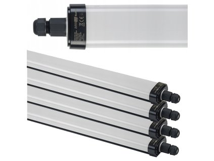 oprawa hermetyczna led 120 cm 60w 6600 lm lampa led do garazu mocna neutral big