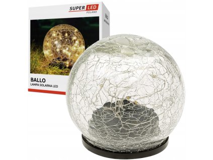 lampa ogrodowa kula solarna led szklana 15 cm grube szklo wbijana naziemna big