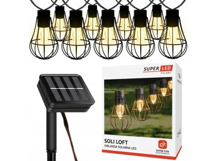 girlanda solarna led ogrodowa swietlna 20x lampki loft superled ean gtin 5903796152876 big