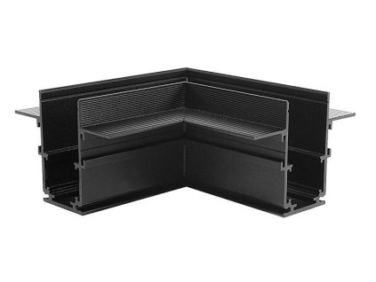 Roh pre magnetické lišty, čierny, LL-20D