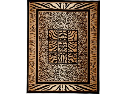 Koberec 6600A ATLAS PP čierna (Rozmery 80x150)