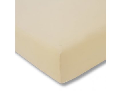Hnedé bavlnené prestieradlo v džersejovej väzbe 160x200 cm