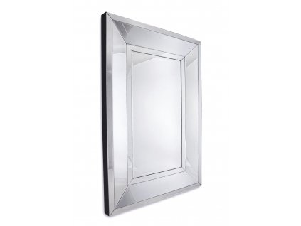DECOREUM Obdĺžnikové zrkadlo Ava v jednoduchom zrkadlovom ráme 70x140 cm strieborné