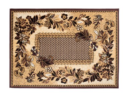 Kusový koberec C577E hnedý/krémový BALI PP (Rozmer 160x220)