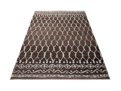 Kusový koberec H071B hnedý SARI BRH (Rozmer 240x330)