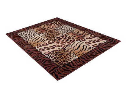 Kusový koberec K861A čierny CHEAP PP BGX (Rozmer 140x200)