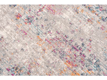 Kusový koberec D255A Asivý/modrý LAZUR (Rozmer 240x330)