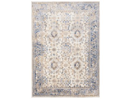 Kusový koberec G543M biely/DARK modrý ASTHANE (Rozmer 80x150)