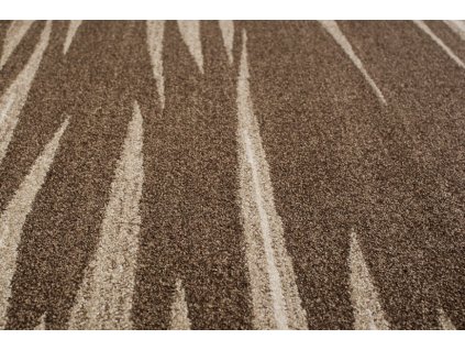 Kusový koberec 3436A DARK hnedý SARI 3UX (Rozmer 80x150)