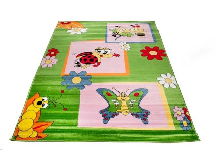 Kusový koberec A661B zelený KINDER CFV (Rozmer 200x300)