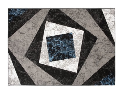 Kusový koberec K855E čierny CHEAP PP EYM (Rozmer 220x300)