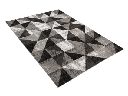 Kusový koberec T006A LIGHT sivý SARI OV B1X (Rozmer 160x220)