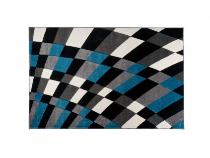 Kusový koberec 3495A čierny SUMATRA (Rozmer 160x230)