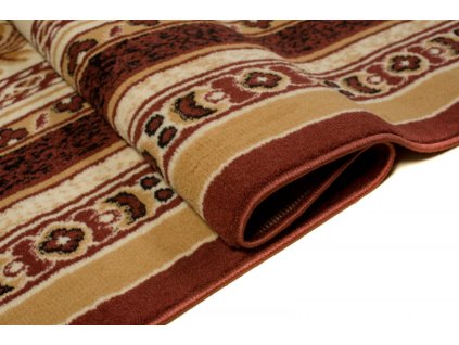 Kusový koberec E950A hnedý ATLAS PP (Rozmer 100x150)