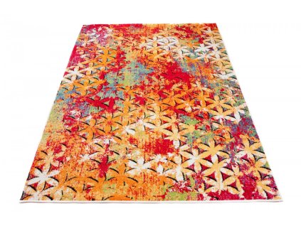 Kusový koberec H053A červený SUMATRA (Rozmer 140x200)