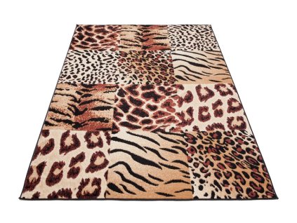 Kusový koberec J318A čierny ATLAS PP (Rozmer 300x400)