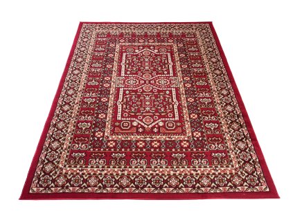 Kusový koberec N634A červený EUFRAT BLX (Rozmer 160x230)