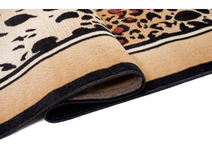 Kusový koberec J317A čierny ATLAS PP (Rozmer 60x100)