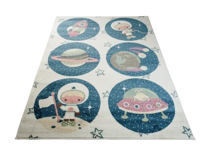 Kusový koberec V030A krémový HAPPY EBR (Rozmer 140x200)