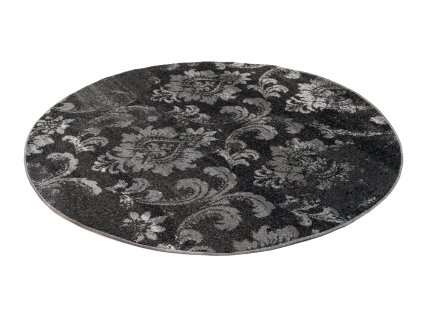 Kusový koberec H076A antracitový SARI KOŁO BSF (Rozmer 185x275)