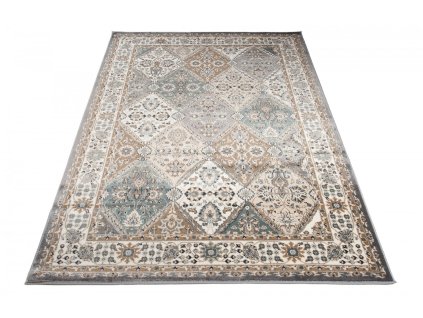 Kusový koberec L427B sivý DUBAI CHU (Rozmer 80x150)