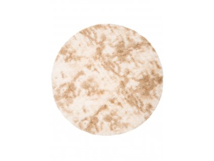 Koberec MR SILK DYED KOŁO béžová (Rozmery 130x130)