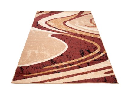 Kusový koberec 2640C hnedý CHEAP PP BGX (Rozmer 120x170)