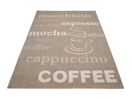 Kusový koberec 20552 sivohnedý / Champagne (Rozmer 240x330)