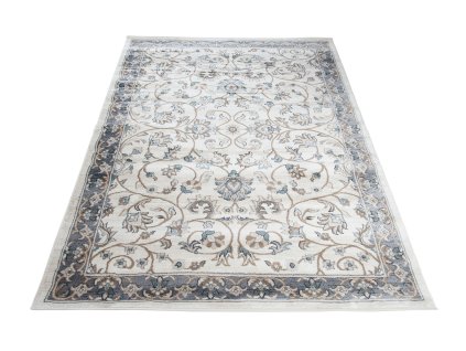Kusový koberec T605B biely DUBAI CHU (Rozmer 140x190)
