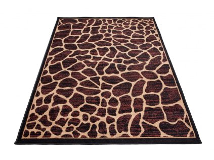 Kusový koberec J312B čierny ATLAS PP (Rozmer 140x200)