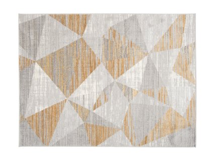 Kusový koberec E455A LIGHT sivý/DARK žltý ASTHANE (Rozmer 300x400)