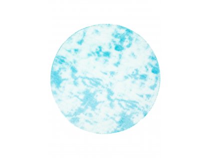 Koberec MR SILK DYED KOŁO modrá (Rozmery 100x100)