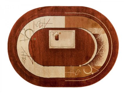 Kusový koberec 0646A hnedý DORIAN OV (Rozmer 190x270)