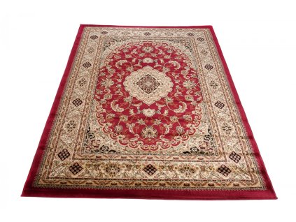 Kusový koberec 6956D červený YESEMEK (Rozmer 120x170)