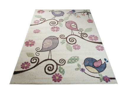 Kusový koberec V046A krémový HAPPY EBR (Rozmer 250x300)