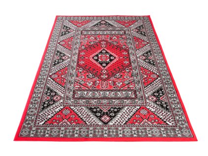 Kusový koberec L429C červený EUFRAT ESM (Rozmer 200x300)
