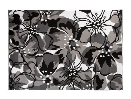 Kusový koberec Z907D čierny MAYA PP EYM (Rozmer 250x350)