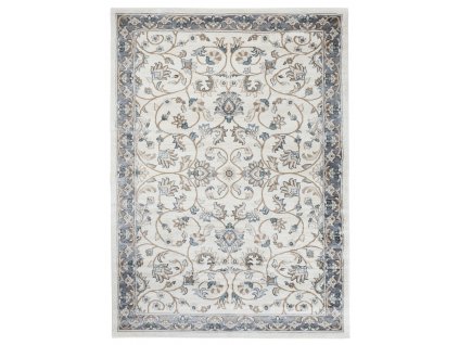 Koberec T605B DUBAI biela (Rozmery 80x150)